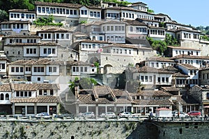 The old houses of Berat on Albania