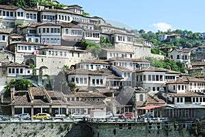The old houses of Berat on Albania