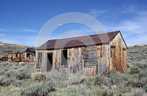 Old Houses in Bodie Ghost Town