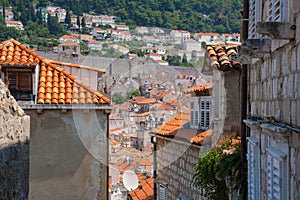 Old houses in Dubrovnik, Croatia
