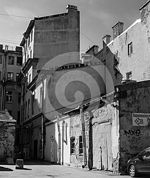 Old houses with firewalls