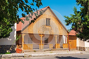 Old houses of Germans in the GoyGol city located in western Azerbaijan