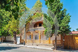 Old houses of Germans in the GoyGol city located in western Azerbaijan