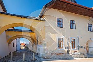 Staré domy historického centra města Kežmarok, Slovensko