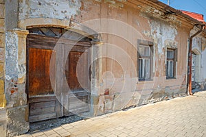 Staré domy historického centra města Kežmarok, Slovensko