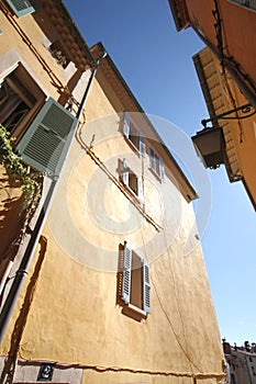 Old houses of Hyeres with jalousies photo