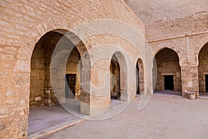 Old houses in medina in Sousse, Tunisia