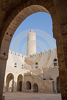 Old houses in medina in Sousse, Tunisia