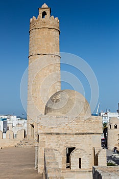 Old houses in medina in Sousse, Tunisia