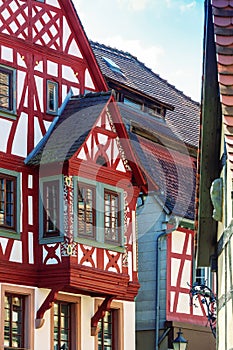 Old houses in Michelstadt, Germany