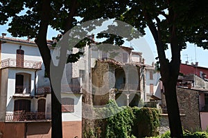 Old houses of Ponte dell Olio, Piacenza