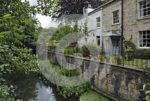 Old Houses beside River Frome