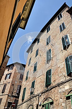 Old Houses of Siena, Italy