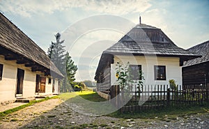 Old Houses in a Village