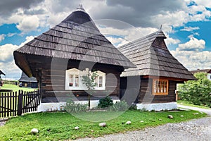 Old houses in village Podbiel, Orava - Slovakia