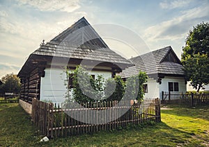 Old Houses in a Village