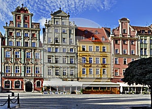 Old houses in Wroclaw