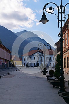 Old houses in Zarnesti, Brasov, România