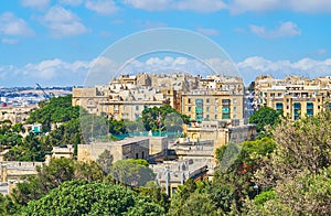 The housing of Floriana, Malta photo