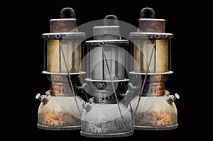 Old hurricane lamp