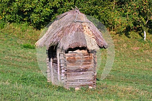 Old hut in Ukraine