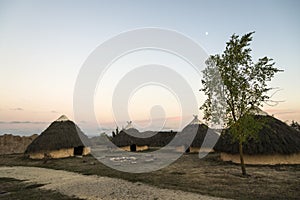OLD HUTS AT ATAPUERCA