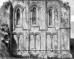 Old Illustration of  Historic Scottish Priory Church