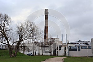 Old industrial buildings in the Parnu