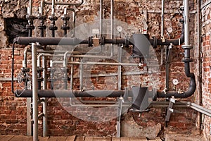 Old industrial heating system