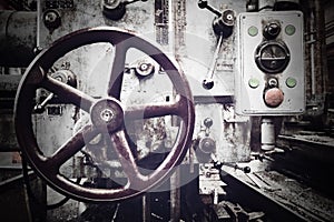 Old industrial machine