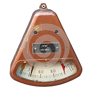 Old industrial termometer photo