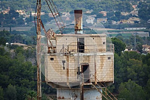 Old industrial tower
