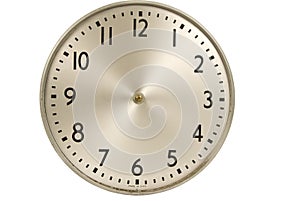 Old Industrial Wall Clock Without Hands