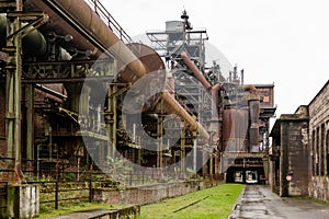 Old industry buildings at the Landschaftspark Duisburg photo