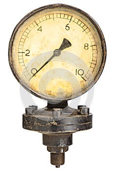 Old industry display mano meter