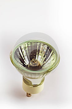 Old inefficient incandescent light bulbs - concept image with co