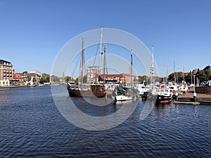 The old inland port in Emden photo