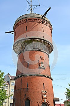 Old Insterburg Water Tower 1898. Chernyakhovsk, Kaliningrad region