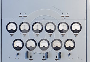 Old instrument panel