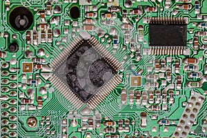 Old integrated circuit board