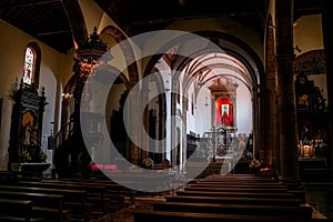 Old interior of a Church of Conception, San Cristobal de La Laguna,