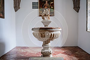 Old interior of a Church of Conception, San Cristobal de La Laguna,