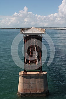 Interrupted bridge, Keys Island, FL.