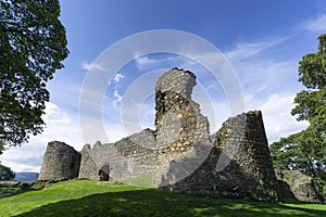 The old Inverlochy castle, Fort William in the highlands of Scotland