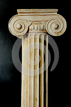 Old ionic column