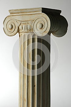 Old ionic column