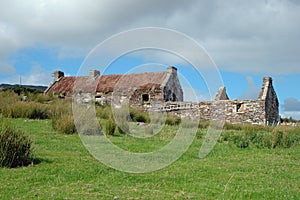 Old Irish cottage ruin