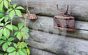 The old iron for an ironing