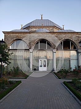 Old Islam mosque with garden in Izmail