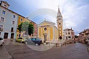 Old istrian town of Buje street view